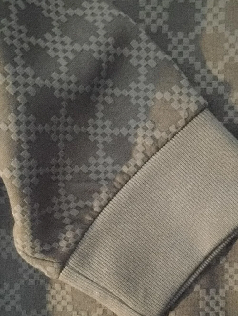 Men's Olive Quarter-Zip Sweater - Picture 5 of 10